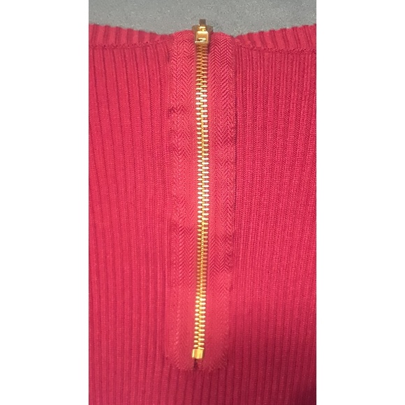 Burgundy Rue21 sweater dress - Picture 4 of 5